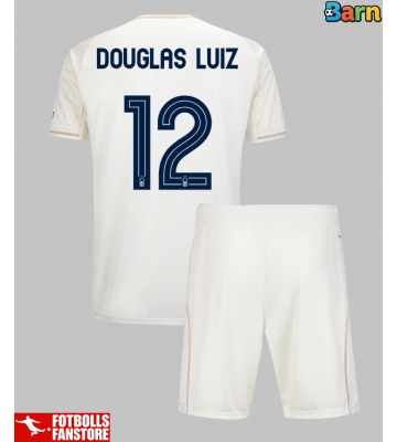 Nottingham Forest Douglas Luiz #12 Bortatröja Barn 2025-26 Kortärmad (+ Korta byxor)